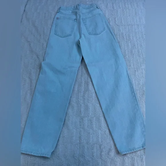 Baggy Boyfriend High Waist Light Blue Jeans - Picture 2 of 4